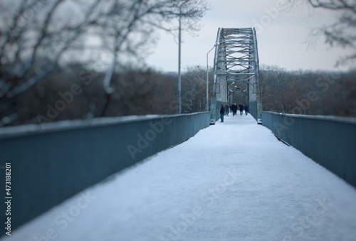 bridge in the snow © Victoria