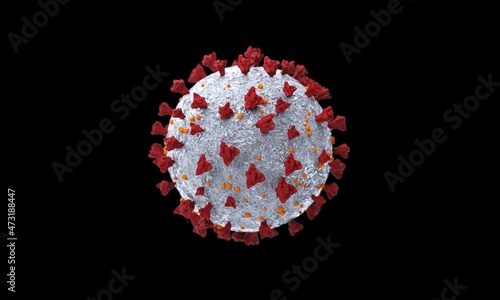 Photos Coronavirus cells or bacteria molecule