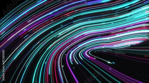 Abstract colorful lines vector background, stylish color background 