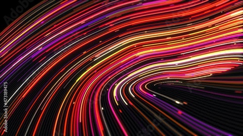 Abstract colorful lines vector background, stylish color background 