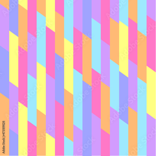 Abstract geometric crystals pattern illustration