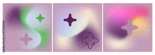 Soft gradient with noises and elements