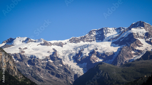 Aosta Valley, known for the iconic, snow-capped peaks the Matterhorn, Mont Blanc, Monte Rosa and Gran Paradiso © Jakub