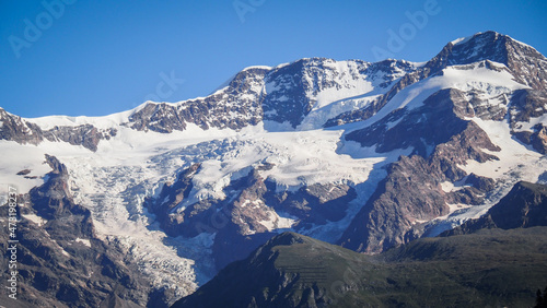 Aosta Valley, known for the iconic, snow-capped peaks the Matterhorn, Mont Blanc, Monte Rosa and Gran Paradiso © Jakub
