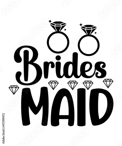 Wedding Party svg Bundle 1, Bridal Party svg files, dxf, file, png file, instant download, Printable, Wedding svg files