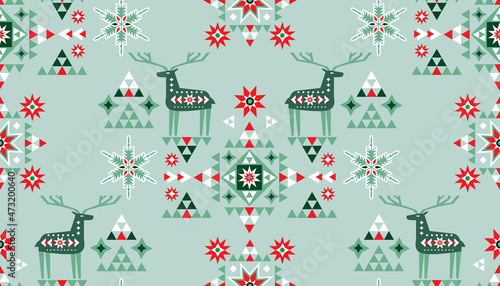 Christmas deer pattern 15