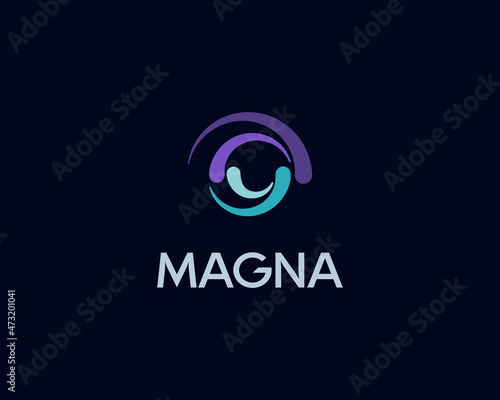 Abstract eye vector icon logo design template. Creative optic, vision vector sign symbol mark logotype.