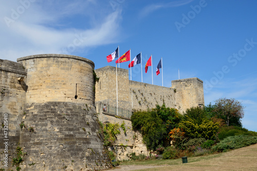 Château de Caen en Normandie, France