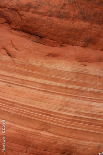 striped sandstone in Southern Utah