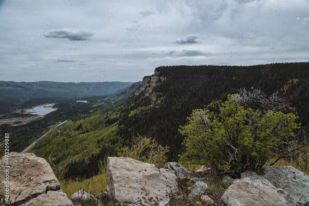Hiking Castle Rock in the Rockies in Durango Colorado 