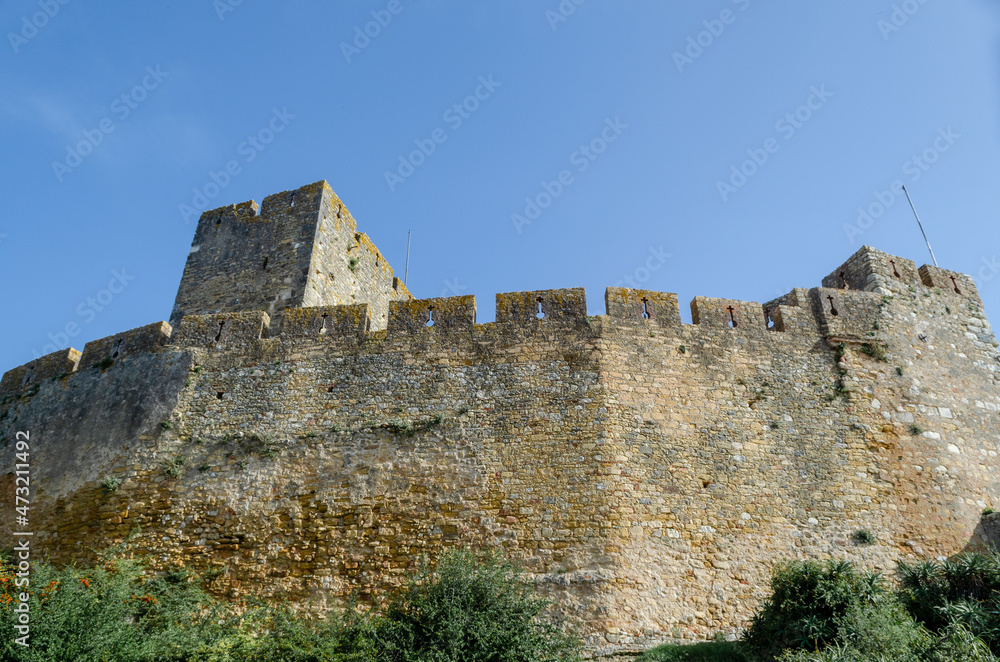 castle of Tomar in the Convent of Christ in Tomar, Portugal.