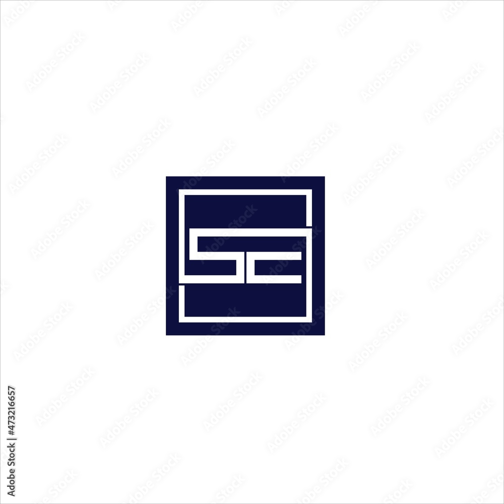 letter s e logo vector template emblem letter s e logo vector template emblem