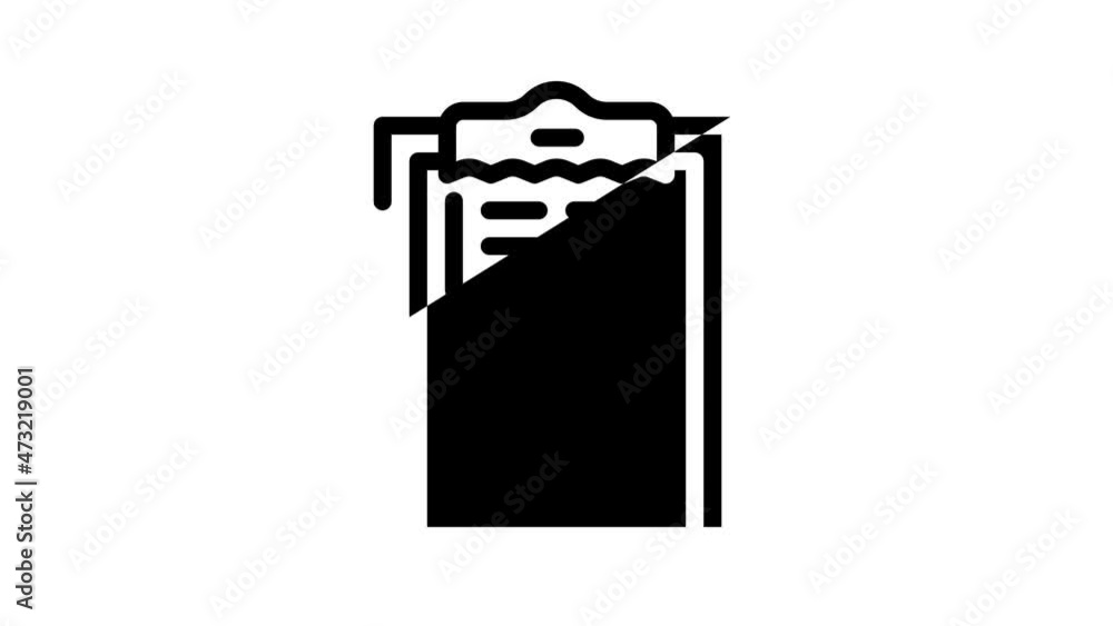 scenario movie animated line icon scenario movie sign. isolated on white background scenario movie animated line icon scenario movie sign. isolated on white background