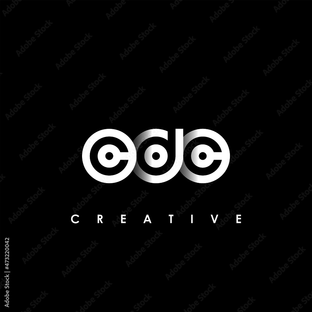 CDC Letter Initial Logo Design Template Vector Illustration CDC Letter Initial Logo Design Template Vector Illustration