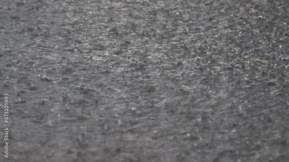 raindrops on the surface of the river water, moving fast and randomly raindrops on the surface of the river water, moving fast and randomly