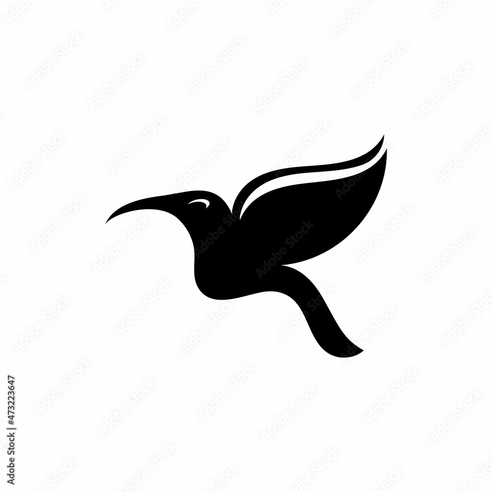 Bird simple logo art vector animal graphic design Bird simple logo art vector animal graphic design
