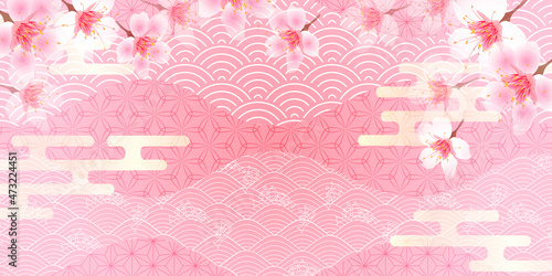 桜　和柄　春　背景
