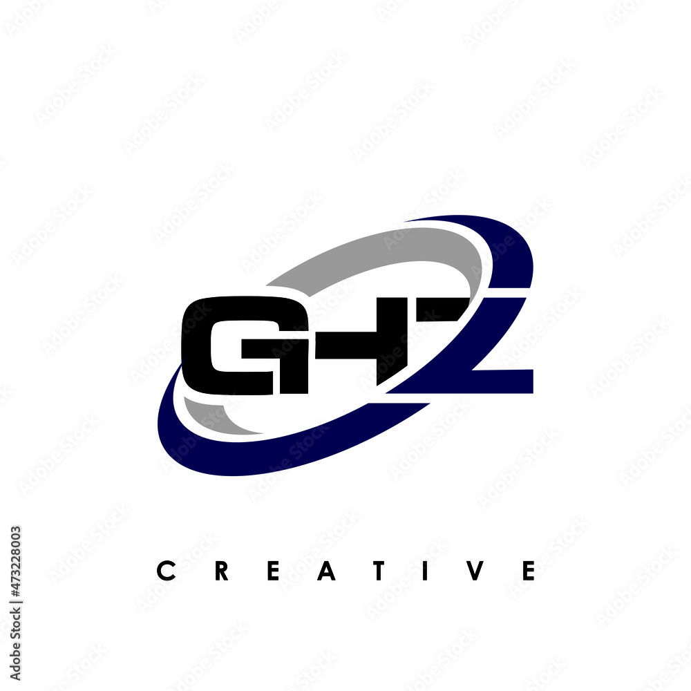 GHZ Letter Initial Logo Design Template Vector Illustration GHZ Letter Initial Logo Design Template Vector Illustration
