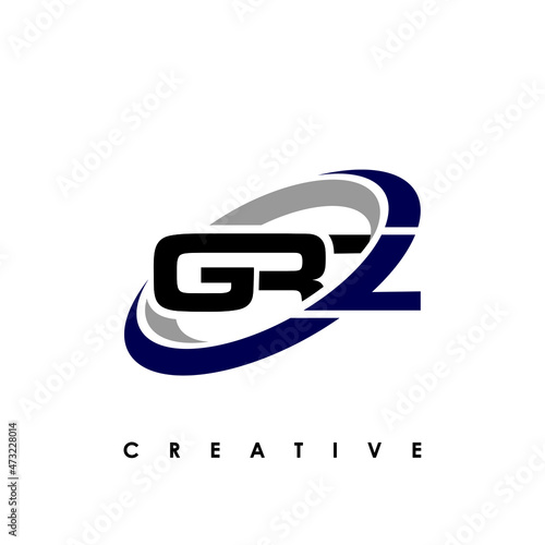 GRZ Letter Initial Logo Design Template Vector Illustration