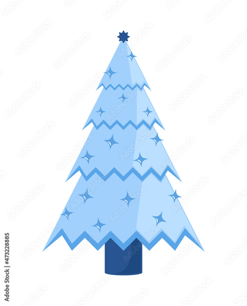 Fototapeta premium christmas tree winter