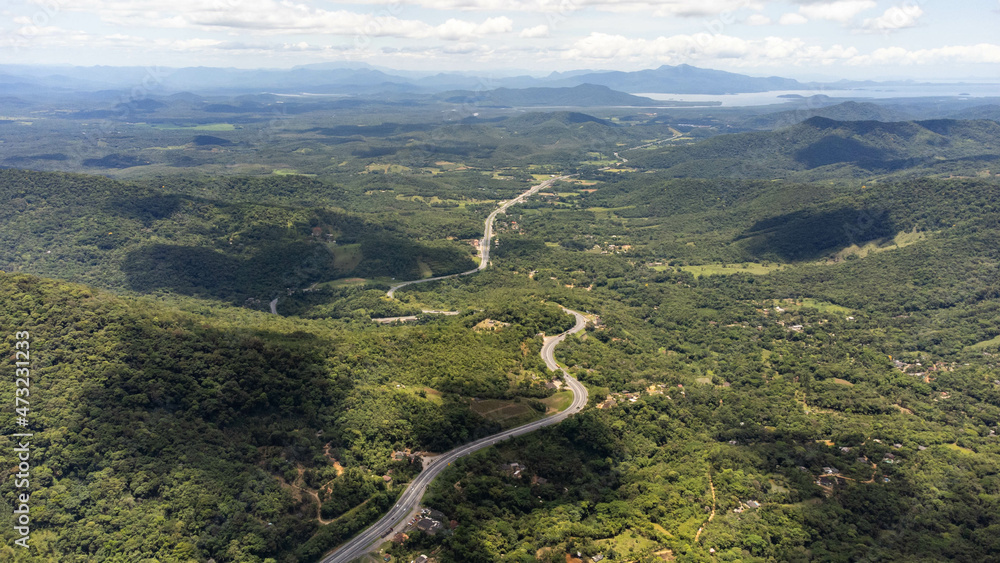 Serra do Mar - Litoral do Paraná - Paranaguá - Morretes - Antonina - BR 277 - Paraná - Brasil