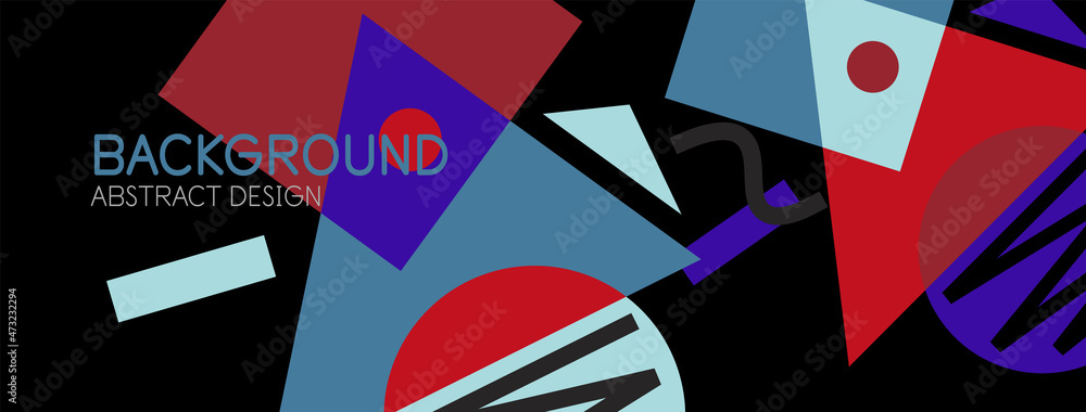 Abstract background with blocks, lines, geometric shapes. Techno or business concept for wallpaper, banner, background, landing page Abstract background with blocks, lines, geometric shapes. Techno or business concept for wallpaper, banner, background, landing page