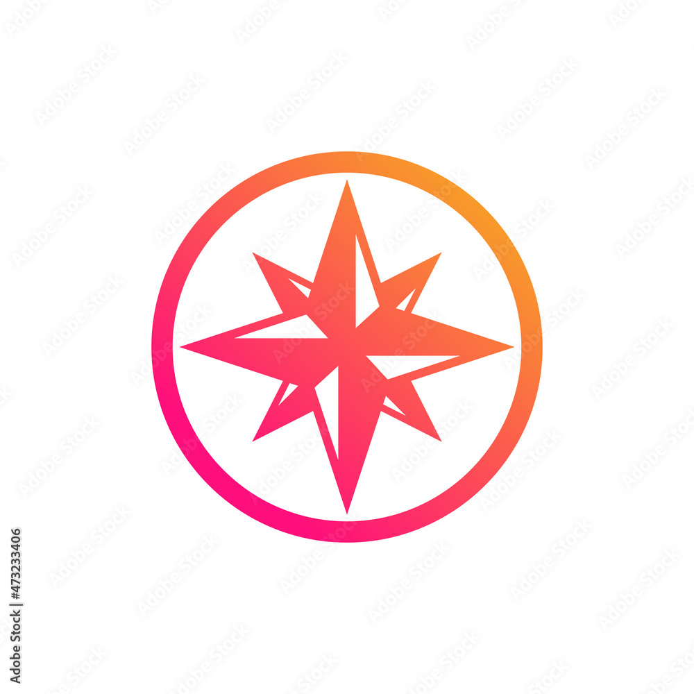 Modern Compass Symbol for Adventure, Travel, Tourism and Search Logo Template Design Vector Design illustration Modern Compass Symbol for Adventure, Travel, Tourism and Search Logo Template Design Vector Design illustration