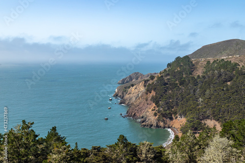 Photography View of the Pacific ocean