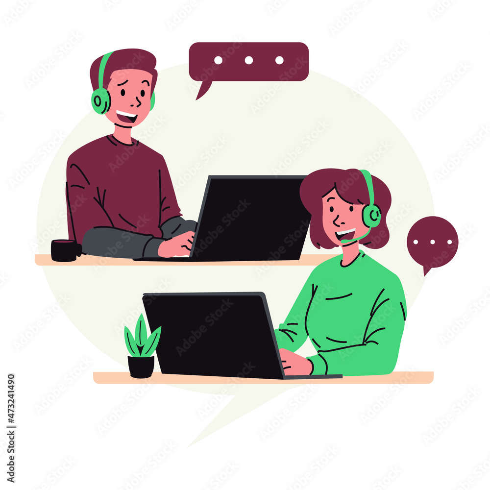 communication illustration