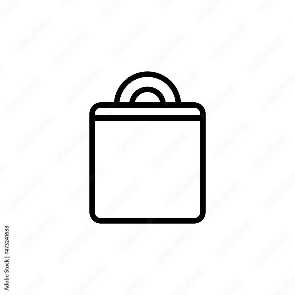 shopping bag flat icon vector illustration shopping bag flat icon vector illustration