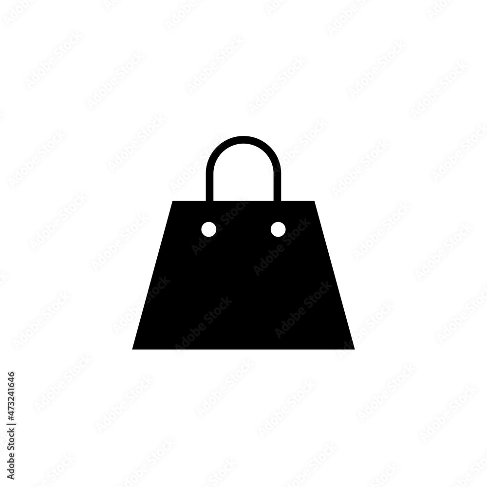 shopping bag flat icon vector illustration shopping bag flat icon vector illustration