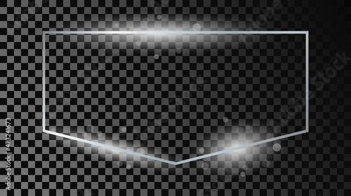 Wallpaper Mural Silver glowing frame with sparkles Torontodigital.ca