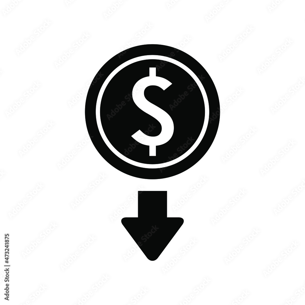 Money withdrawal icon vector graphic Money withdrawal icon vector graphic