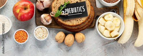 Wallpaper Mural Best sources of prebiotic on light background. Torontodigital.ca