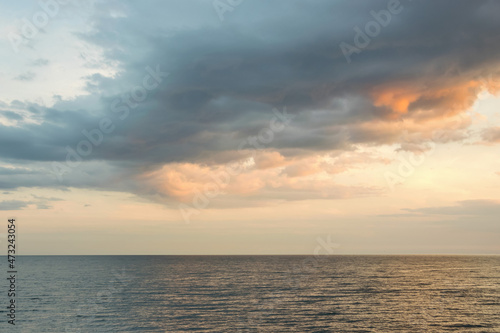 Dramatic sky over the sea © engineervoskin