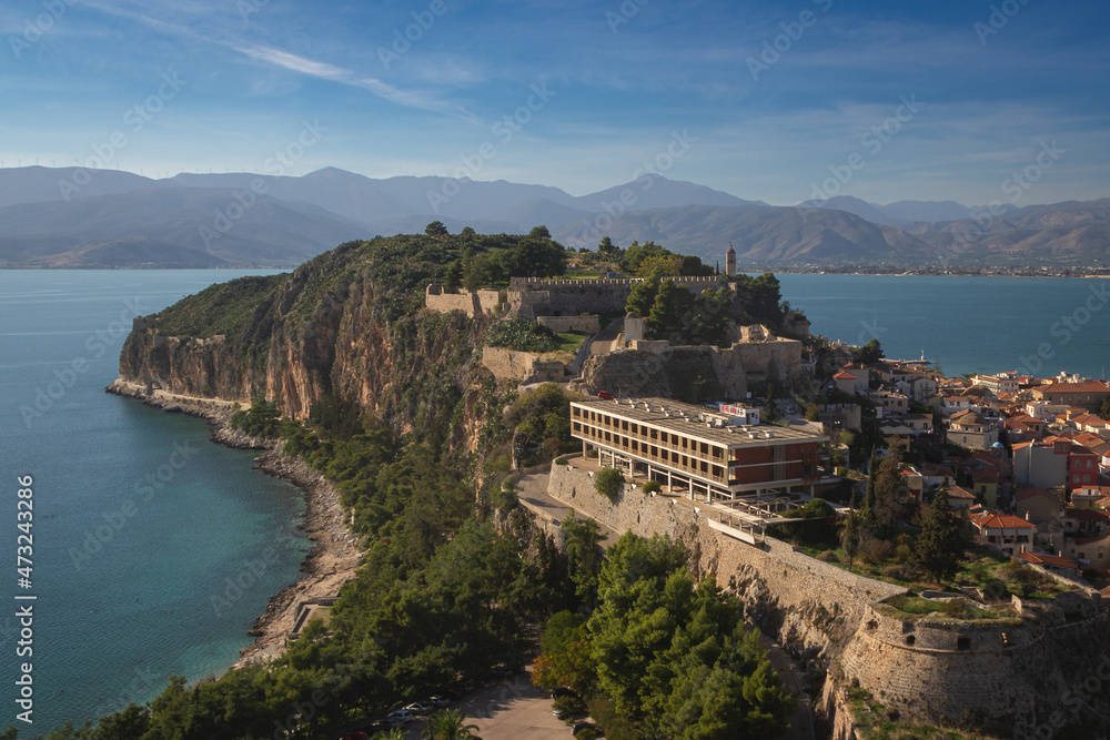 View to the old town of Nafplio, Greece