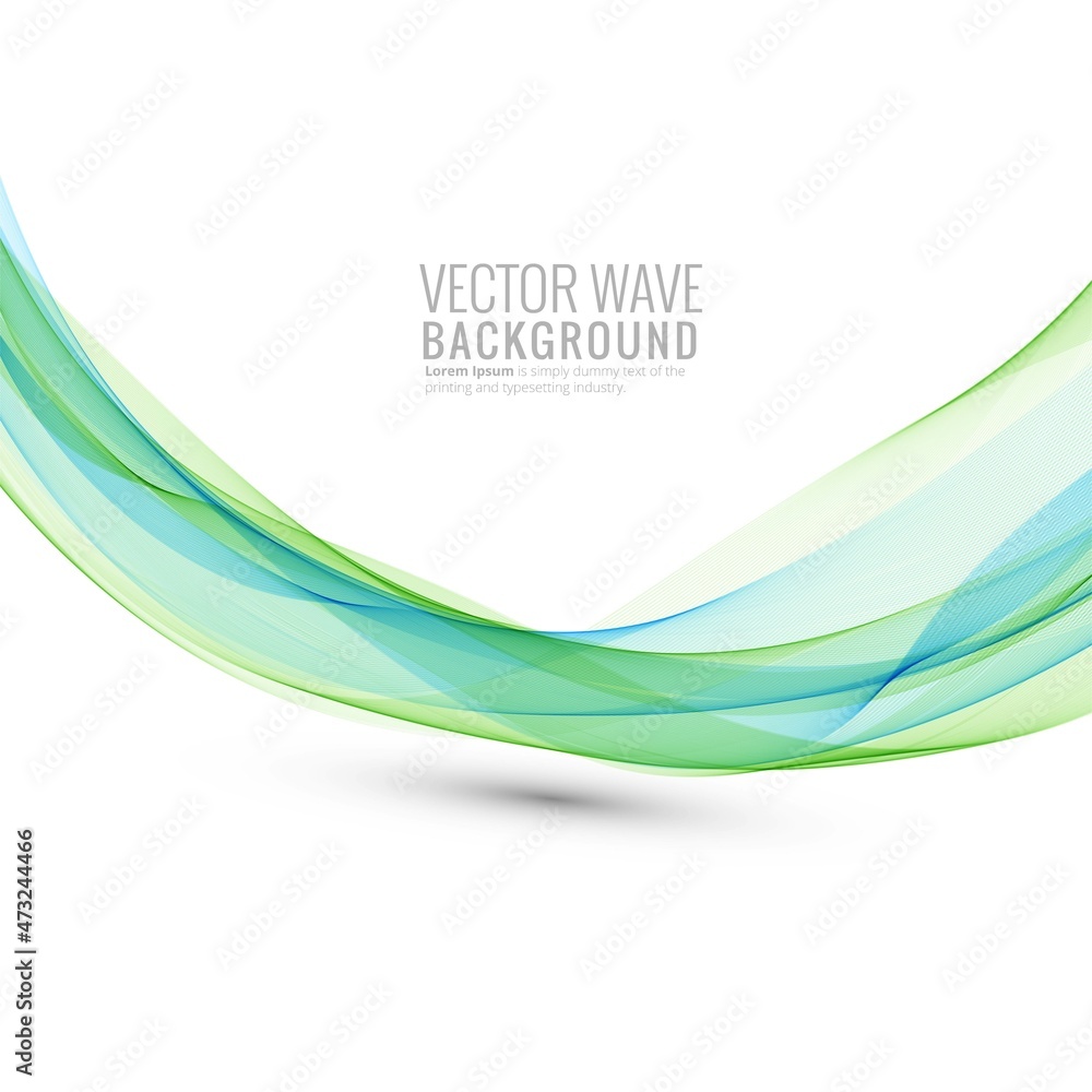 custom made wallpaper toronto digitalAbstract flowing business wave on white background