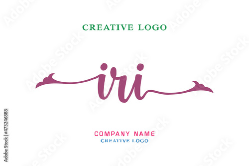 IRI lettering logo is simple, easy to understand and authoritative