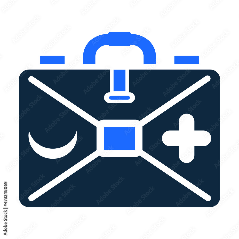 Medical, bag icon. Editable vector graphics. Medical, bag icon. Editable vector graphics.
