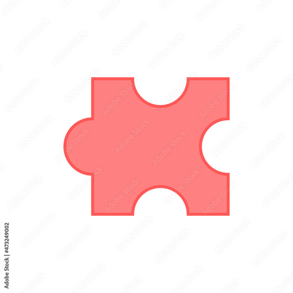 Jigsaw puzzle icon. Jigsaw puzzle piece vector or clipart. Jigsaw puzzle icon. Jigsaw puzzle piece vector or clipart.