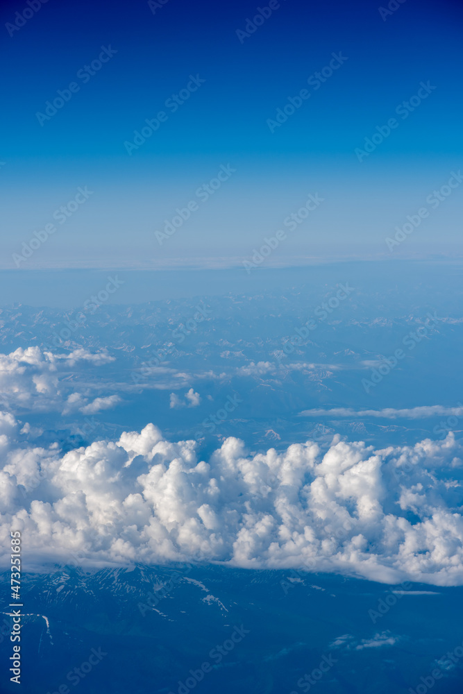 Fototapeta premium View of the clouds from the plane