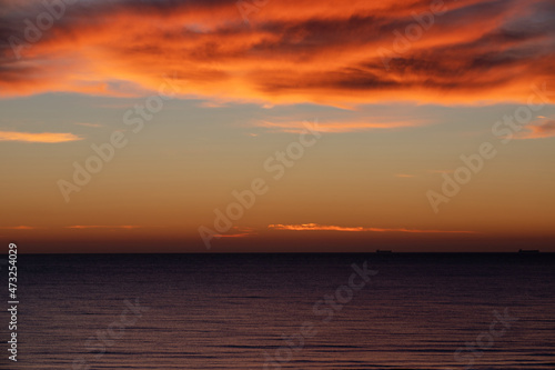 landscape with the sea after sunset © sebi_2569