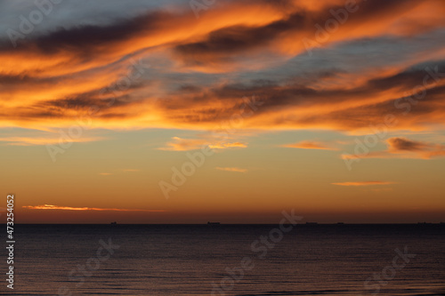 a beautiful landscape before sunrise on the sea © sebi_2569