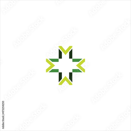 letter m logo vector template plus