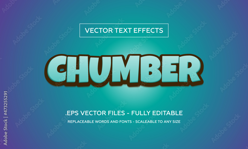 Chumber 3d text effect for games