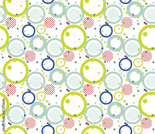 Seamless patterns with abstract ornament. Modern stylish texture. Vector.