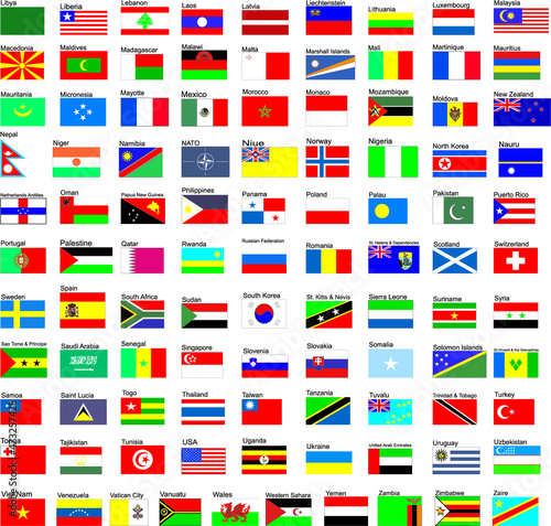 Flags of all countries in the world, part 2