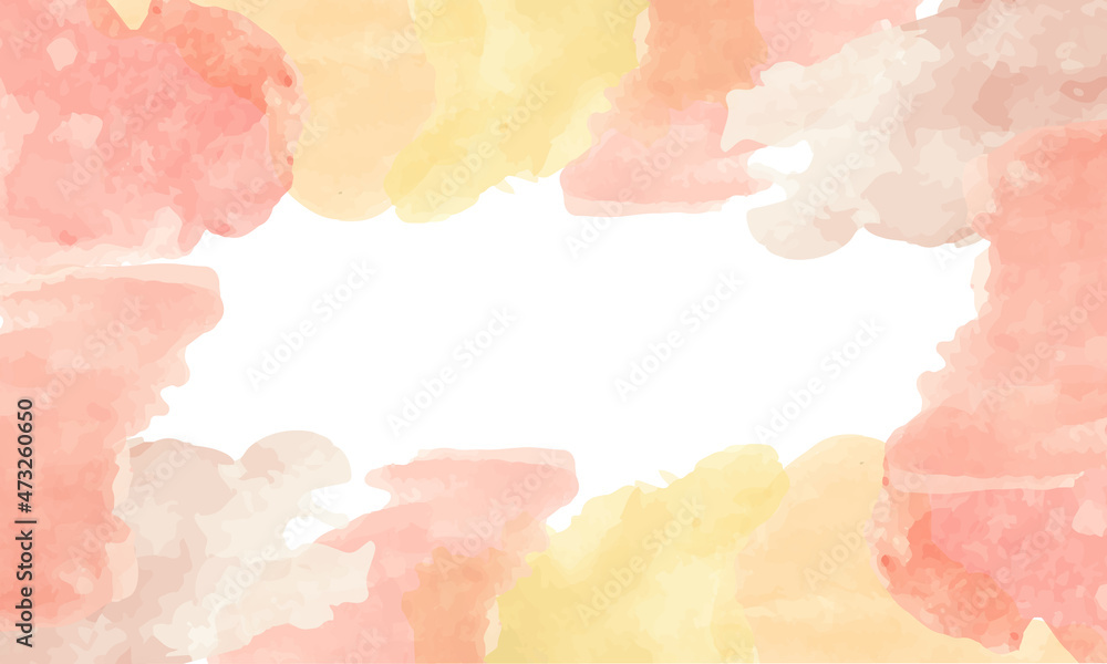 Abstract Watercolor Brush Background Vector