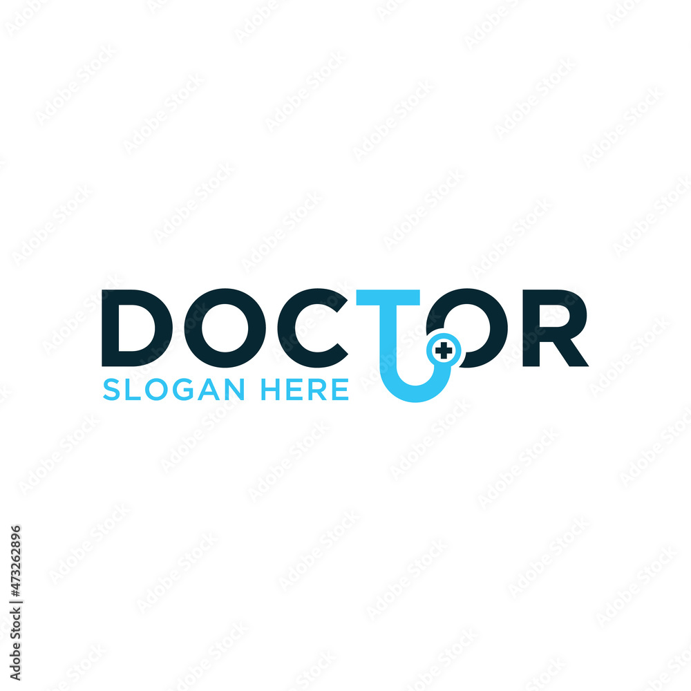 Doctor logo suitable for clinic, hospital or health care