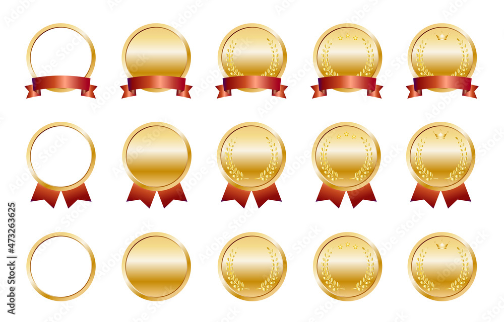 高級感のあるランキングメダルのイラストセット1 Stock ベクター Adobe Stock 高級感のあるランキングメダルのイラストセット1 Stock ベクター Adobe Stock